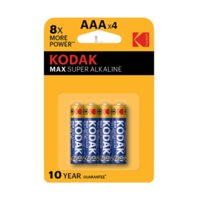 Kodak Alkaline AAA x4