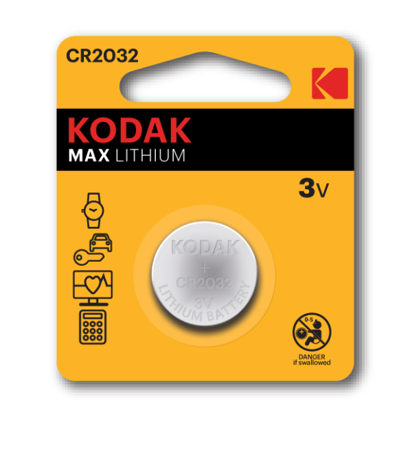 Kodak Coin Cell Lithium CR2032 3V x1